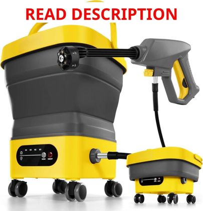 Portable Sprayer 3.7Gal Tank Wheels
