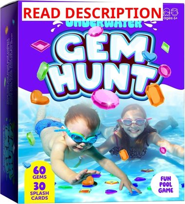 Dan&Darci Pool Gem Hunt Diving Game for Kids