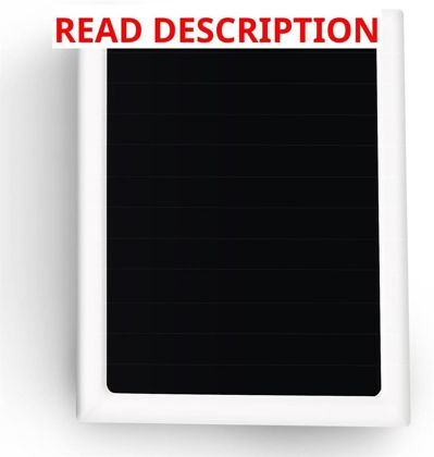 Solar Panel Charger for Ring Camera (White)