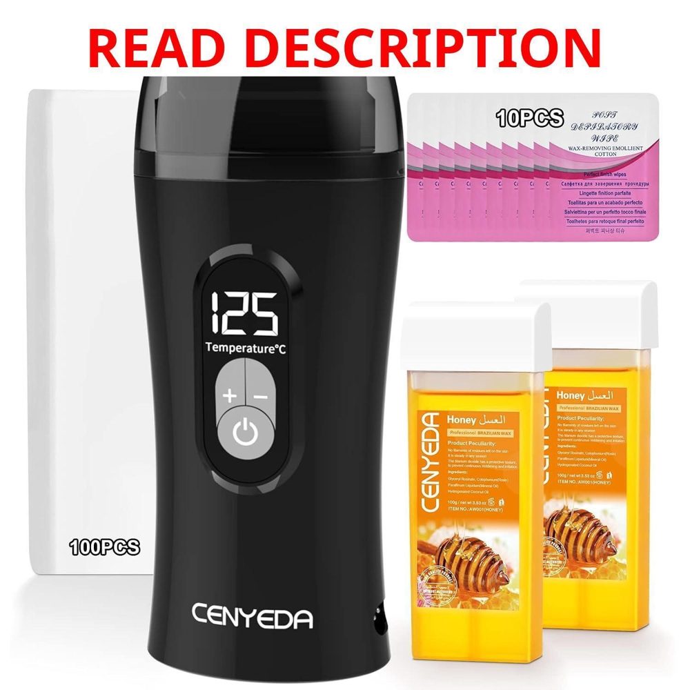 Digital Honey Wax Kit with Cartridges & Strips