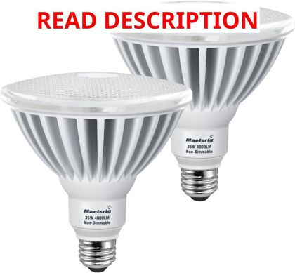 Maelsrlg PAR38 LED Flood Light 35W 4000LM
