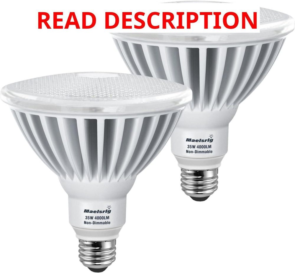 Maelsrlg PAR38 LED Flood Light 35W 4000LM