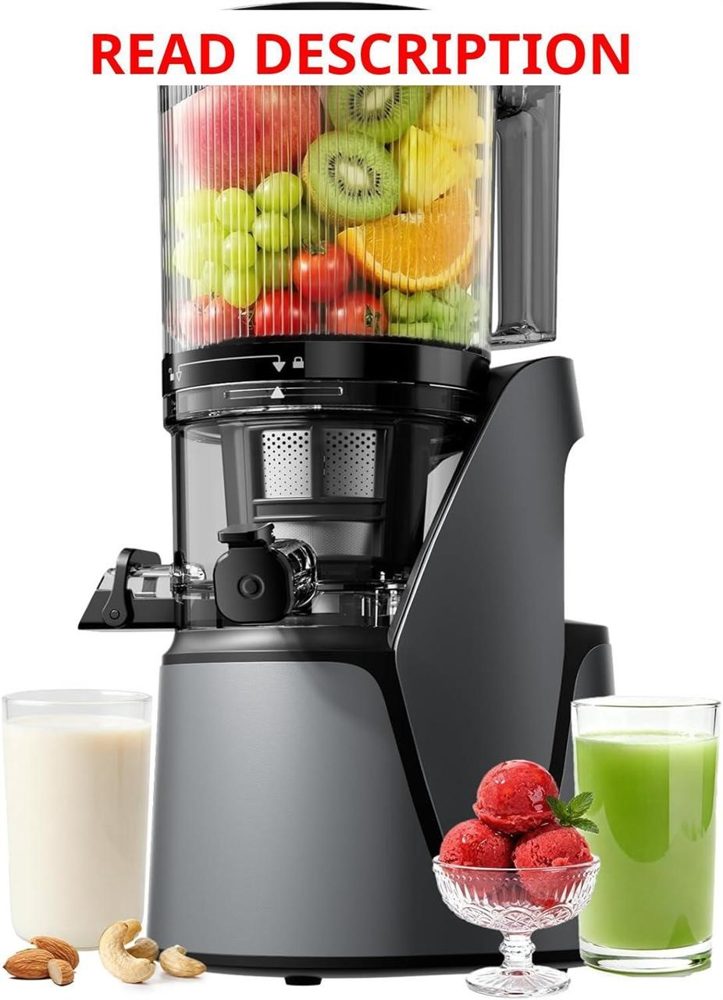 EanOruus 3-in-1 Juicer: Cold Press 100oz