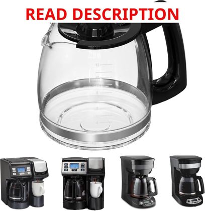 12-Cup Coffee Carafe for Hamilton Beach Makers