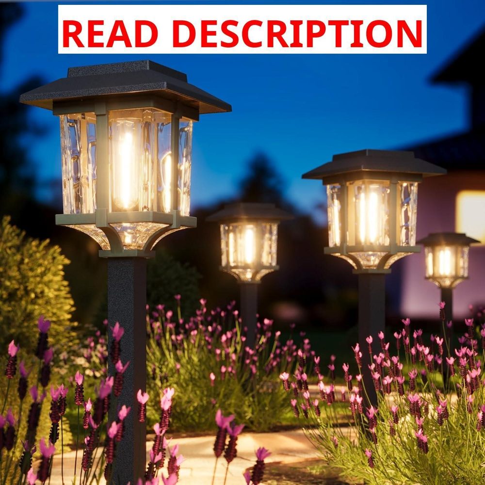 XMCOSY+ Solar Outdoor Lights IP65 2-Tone