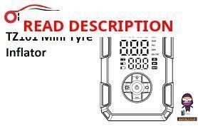 Oasser TZ101 Mini Tyre Inflator Manual