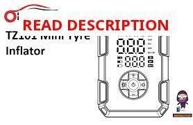 Oasser TZ101 Mini Tyre Inflator Manual