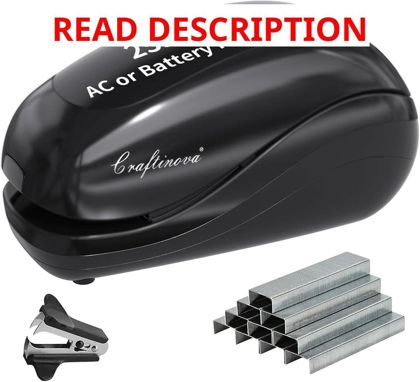 Electric Stapler 2000 Staples 25 Sheets