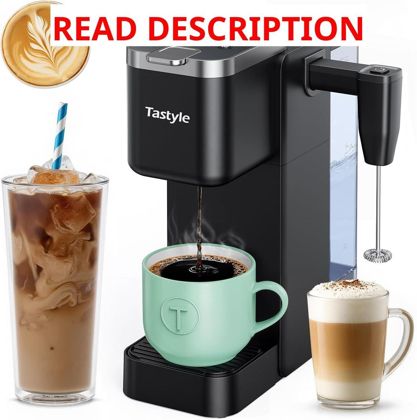 Tastyle 330MF Single Serve Coffee Maker Black