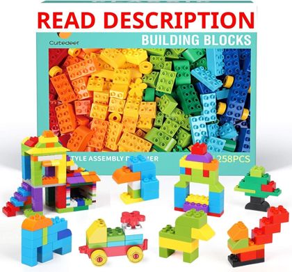 Cutedeer 258-Piece Classic Building Blocks Set