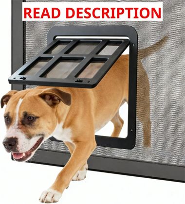 Dog Door for Screen Doors 11.2"x14.4"