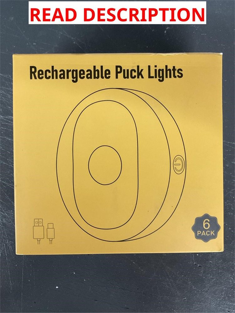 Rechargeable Puck Lights (Pack of 6)
