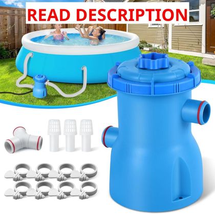 300 GPH Pool Filter Pump for Small AboveGround