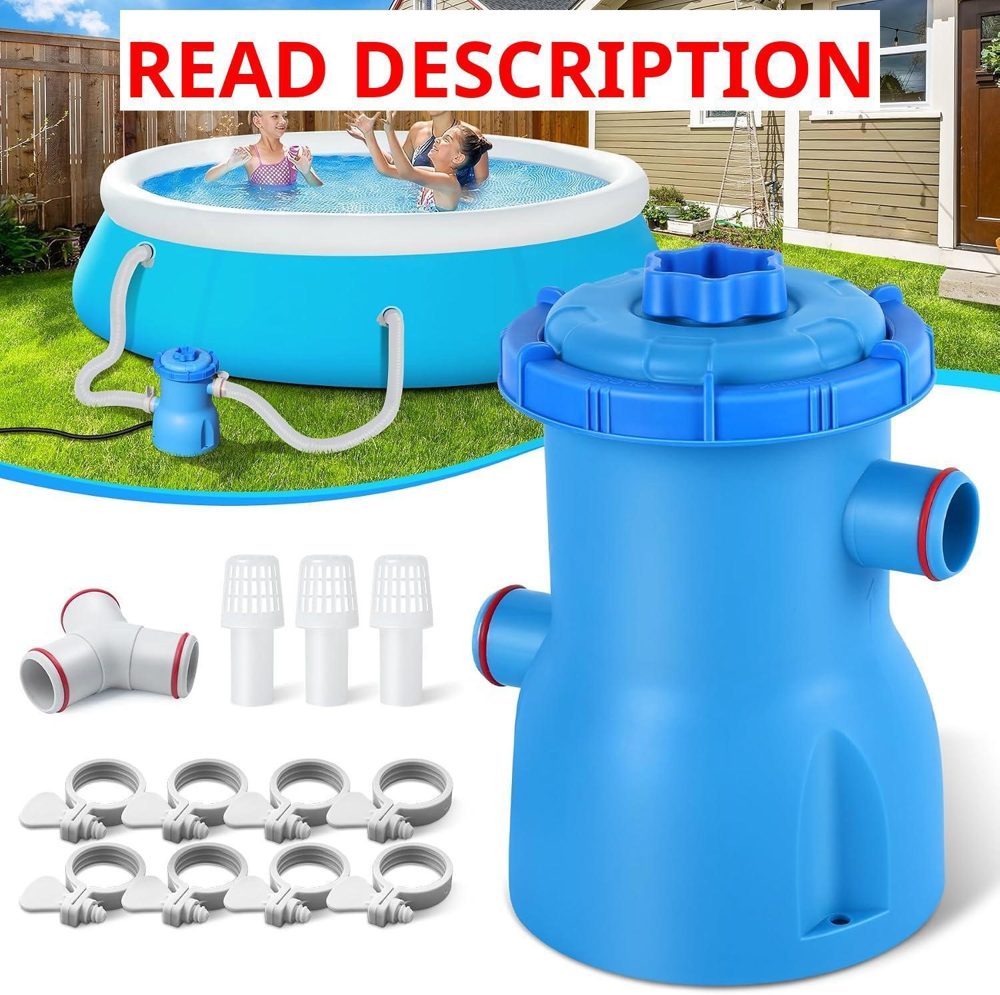 300 GPH Pool Filter Pump for Small AboveGround
