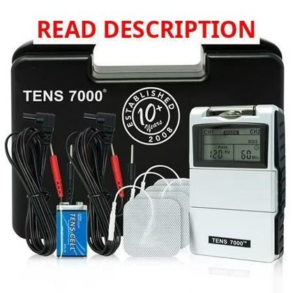 Roscoe Medical TENS 7000 Digital Unit Black