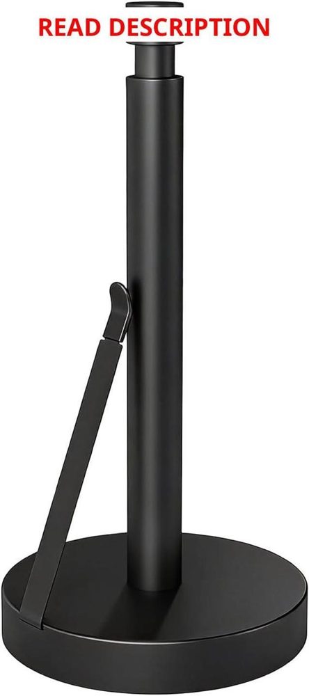 YUMORE Heavy Duty Paper Towel Holder Black
