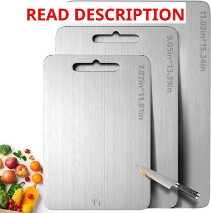Titanium Cutting Board - Double Sided 3 PCS