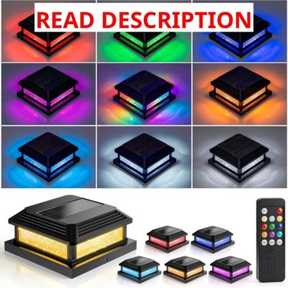 JOFIOS Solar Post Cap Lights IP65 4/4.5/5"