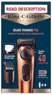 Gillette King C. Beard Trimmer Pro
