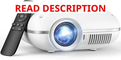 HOMPOW Mini Projector with Bluetooth 1080P