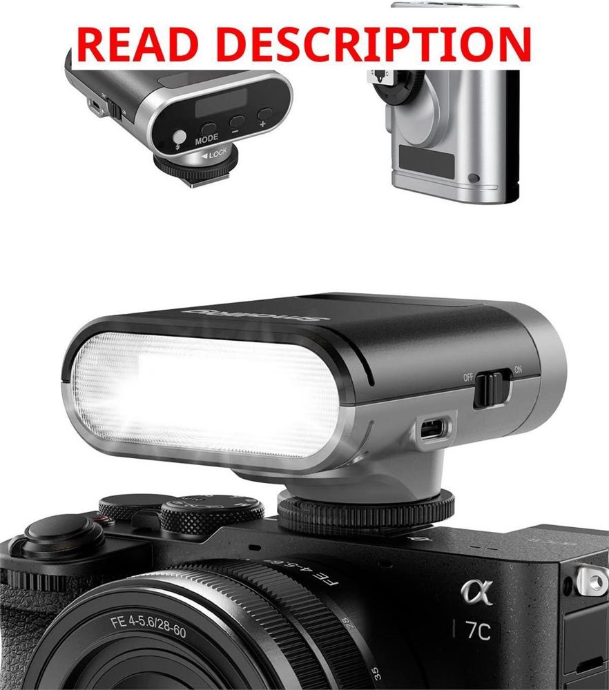 SMALLRIG RS20 Mini Camera Flash GN12 5818