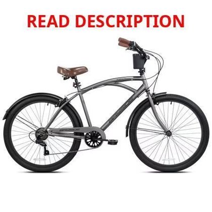 Kent Bayside Cruiser Bike 26" Gray