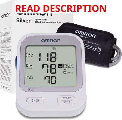OMRON Silver Blood Pressure Monitor with Cuff