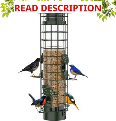 Squirrel Proof Bird Feeder Metal Mesh 3LB