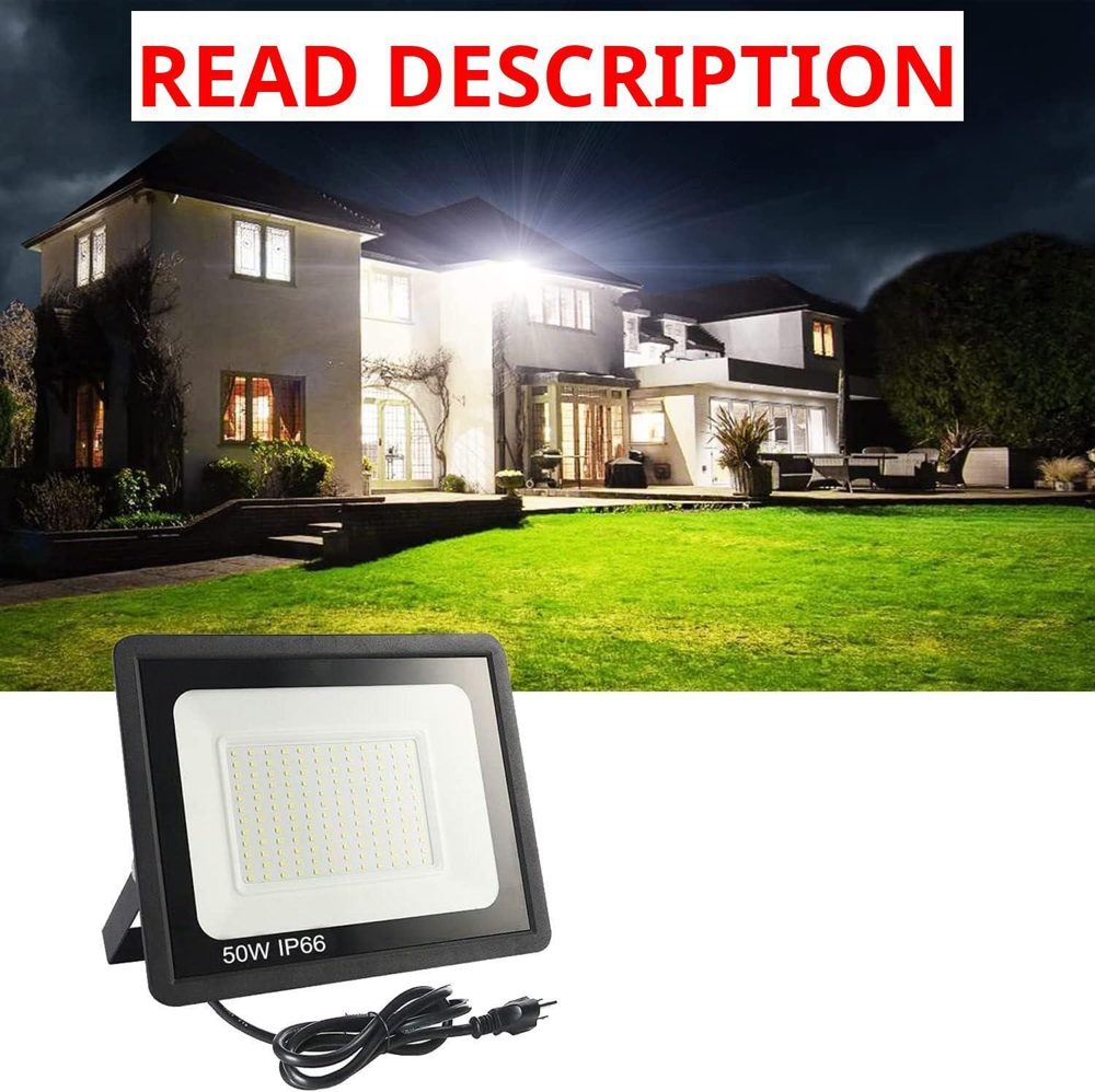 MUCLUD 50W LED Flood Light 6000K