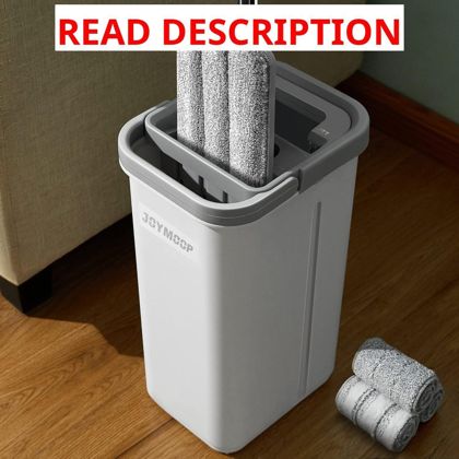 JOYMOOP Mop & Bucket Set with 3 Pads