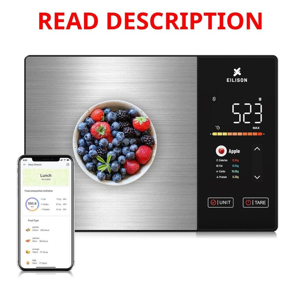 EILISON Smart Kitchen Scale with Nutrition