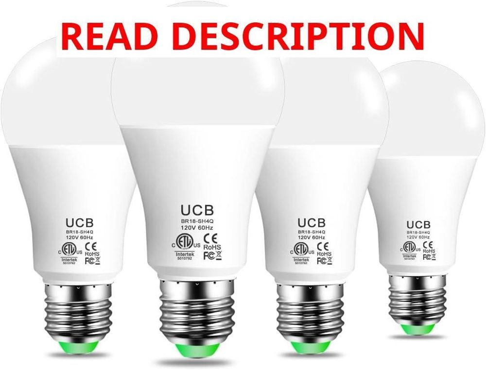 UCB Alexa 130W Eq. A19 LED Bulbs 4 Pack