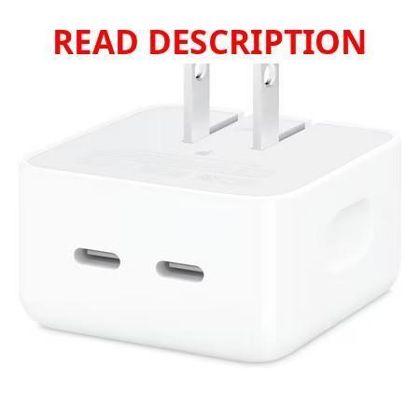Apple 35W Dual USB-C Port Compact Charger