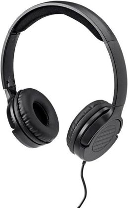 Monoprice Hi-Fi On-Ear Headphones Black