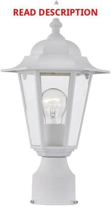 WISBEAM White Outdoor Post Light E26 60W max