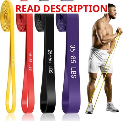 Resistance Bands 4-Level Pull-Up Bands