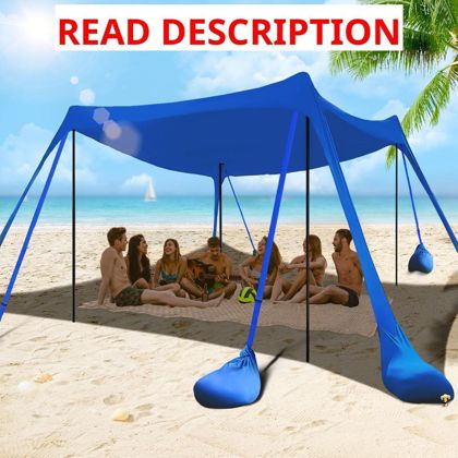 besuhot Beach Tent Sun Shelter 10x10 UV50+