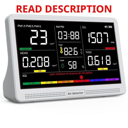16 in 1 Air Quality Monitor with 7" Display