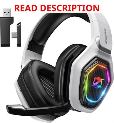 Ozeino 2.4GHz Wireless Gaming Headset USB-C