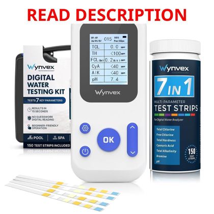 Wynvex 7-in-1 Pool Water Test Kit + Strips