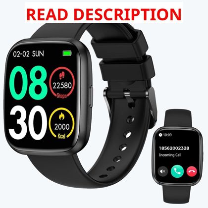 Smartwatch 1.75" Bluetooth Call Black