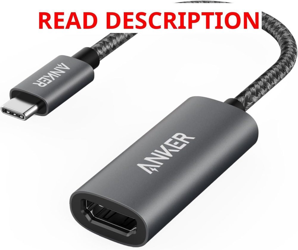 BUNDLE Anker USB-C to HDMI Adapter 4K@60Hz