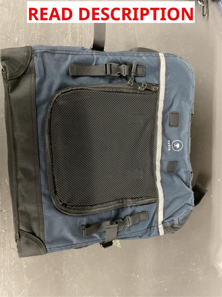 23" Deluxe Pet Carrier With Wheels-Blue