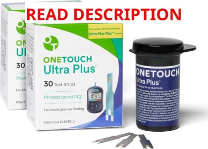 BUNDLE OneTouch Ultra Plus Test Strips (2 Pack)
