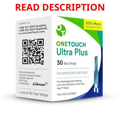 BUNDLE OneTouch Ultra Plus Test Strips 30 CT