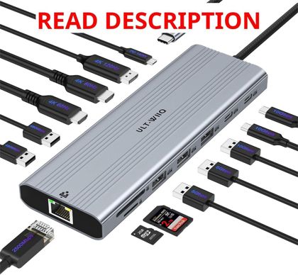 USB-C Docking Station with 140W PD 2.5GbE