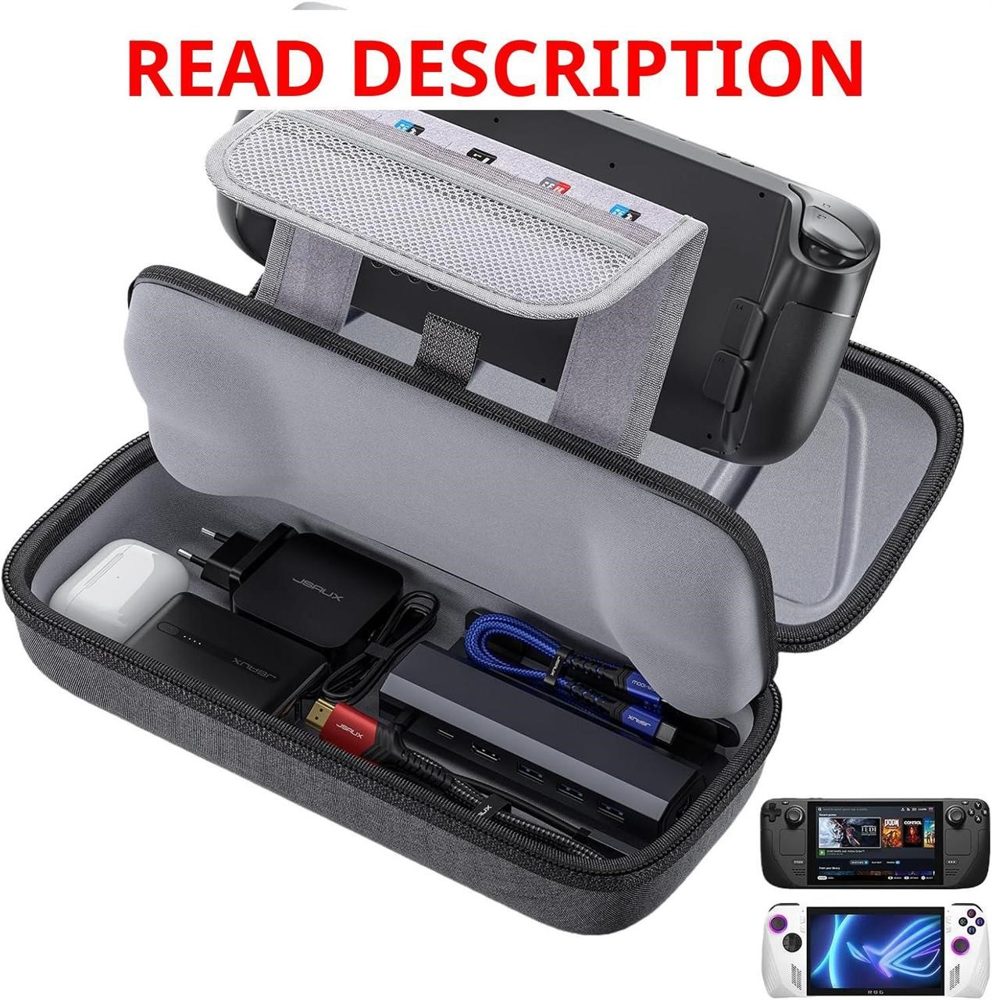 JSAUX Case for Steam Deck/ROG Ally Dock