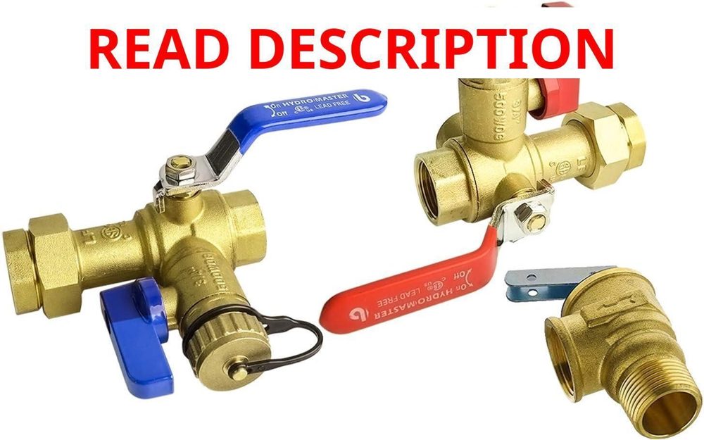 Hydro Master Tankless Valve Kit 3/4" IPS
