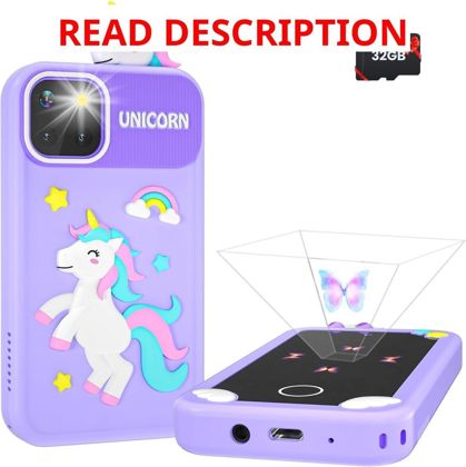 Girls 2.8" Touchscreen Toy Phone Purple