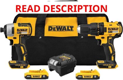 DEWALT 20V MAX Drill/Impact Kit